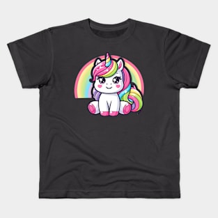 Unicorn S02 D48 Kids T-Shirt